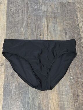 Roots Black High-Waist Swim Bottom